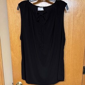 5 for $25 Chic Black Sleeveless Blouse